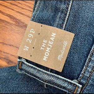 NWT Madewell “The MomJean” size 29P